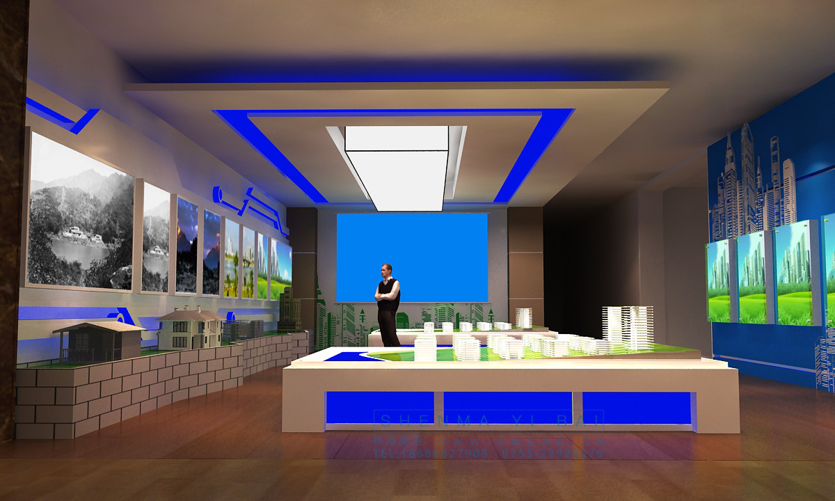 智慧党建数字展厅设计 地税党群服务中心UI与数字内容创新